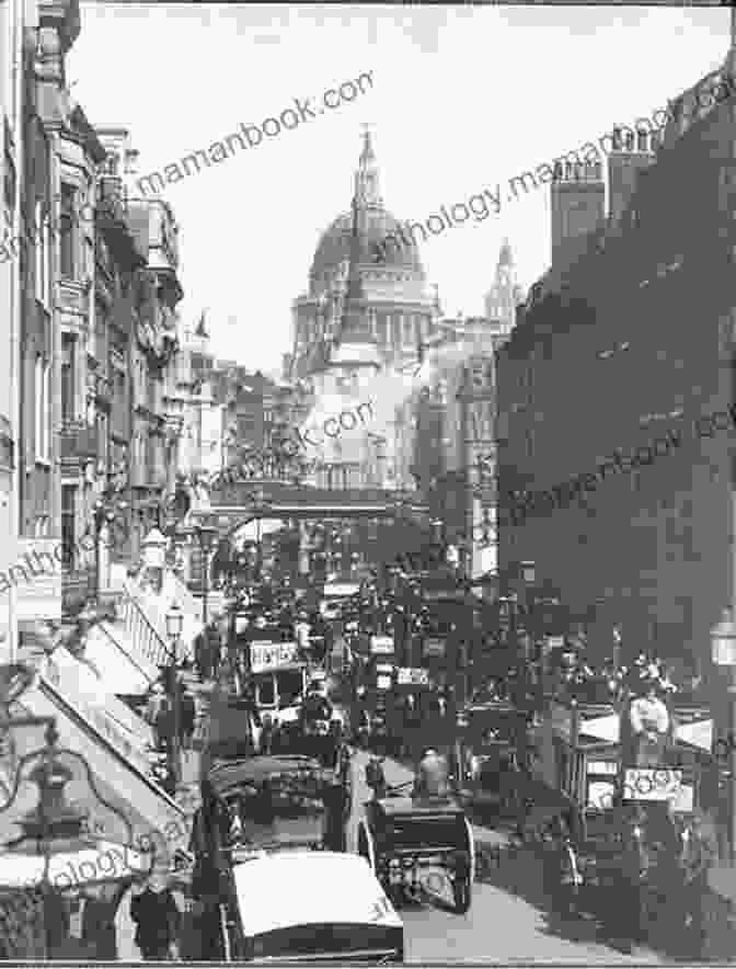 A Black And White Photograph Of A Crowded Street Scene In Victorian England, With People Wearing Traditional Clothing And Horse Drawn Carriages. Hettie Of Hope Street Annie Groves