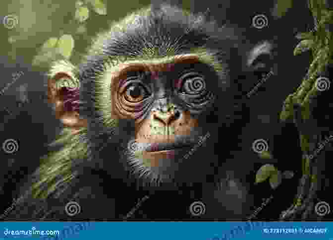 A Close Up Of A Monkey's Face, With Piercing Eyes And An Inquisitive Expression. My Fellow Creatures Michael Rubenfeld