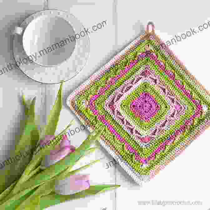 A Gallery Of Potholders Featuring Intricate Crochet Details And Colorwork Potholder Crochet Pattern Joosr