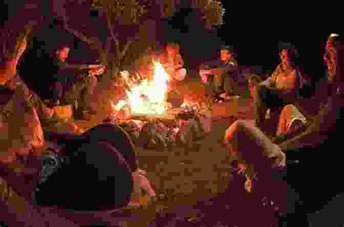 A Group Of People Gathered Around A Campfire, Symbolizing The Thought Provoking Themes And Social Commentary In Phantom Game Ghostwalker Novel 18. Phantom Game (A GhostWalker Novel 18)