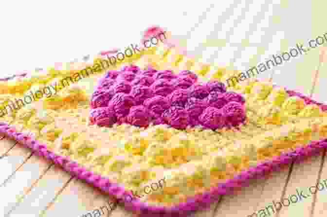 A Potholder Featuring An Intricate Crocheted Scene Of A Kitchen Potholder Crochet Pattern Joosr