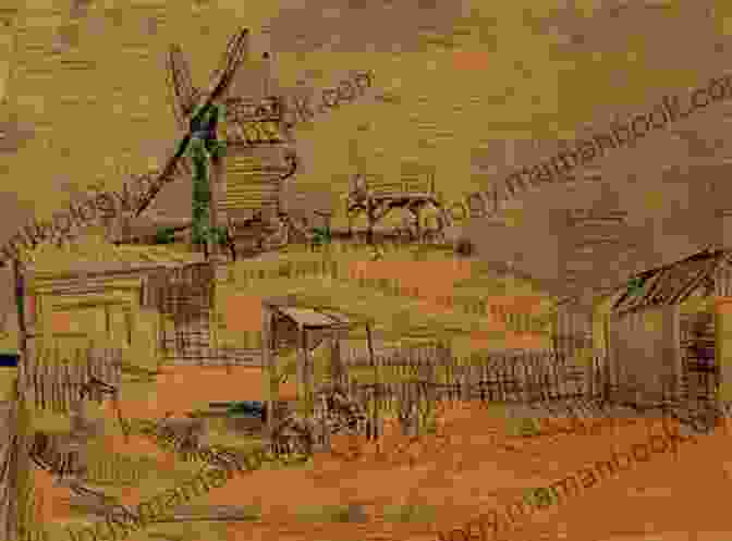 A Sketch Of A Windmill By Vincent Van Gogh 60 Amazing Vincent Van Gogh Sketches