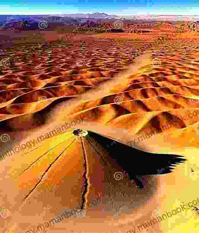 A Vast And Barren Desert Landscape Stretches Out Before The Lone Figure Of A Soldier. Death In The Silent Places