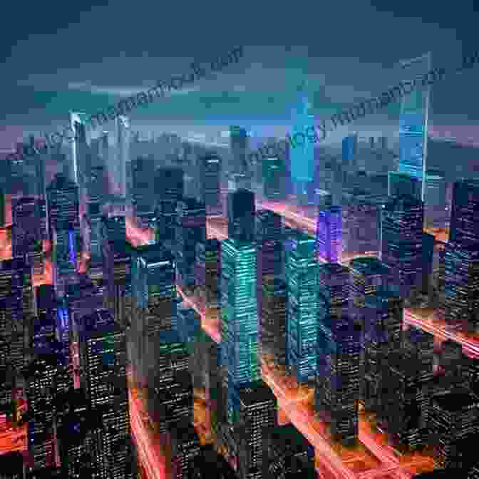 An Eerie Cityscape Of A Futuristic Metropolis With Skyscrapers Reaching For The Heavens, Rendered In Vibrant And Surreal Colors. The Gone World Tom Sweterlitsch