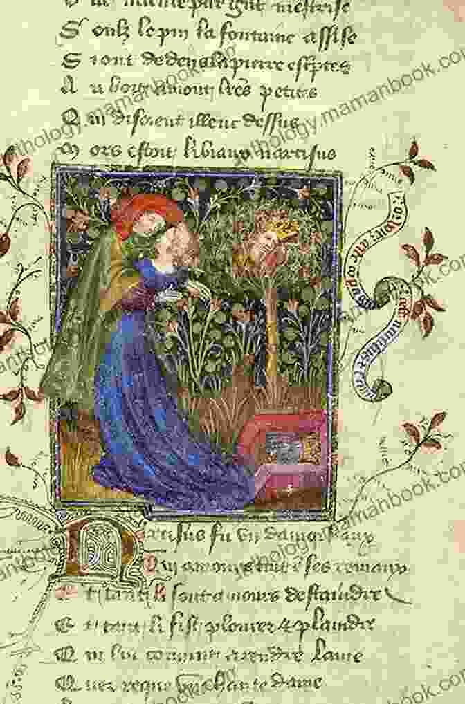 An Illuminated Manuscript Page From Le Roman De La Rose, Depicting The Rose In A Walled Garden The Romance Of The Rose: Le Roman De La Rose (The Romance Of The Rose The Continuation 1)