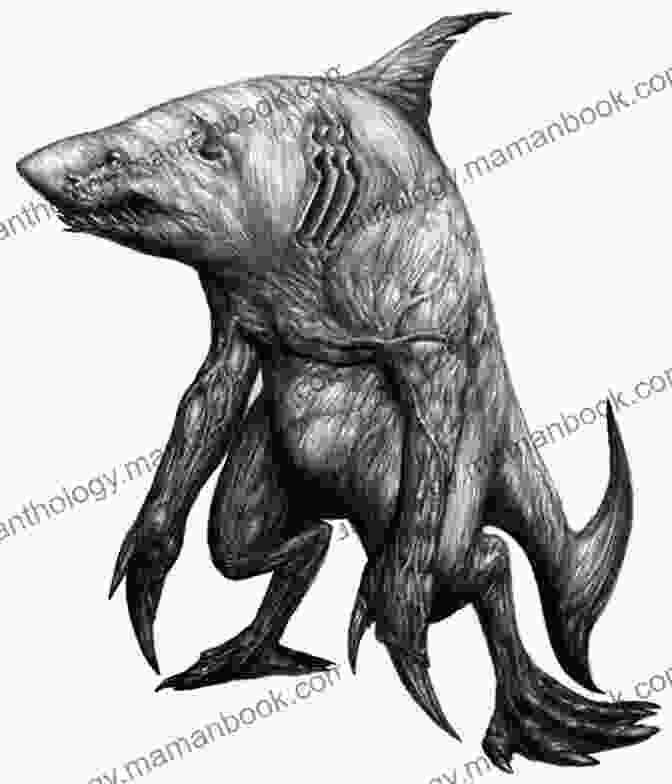 An Illustration Depicting King Shark's Mythological Origins, With The Shark God And His Human Mother Suicide Squad: King Shark (2024 ) #7