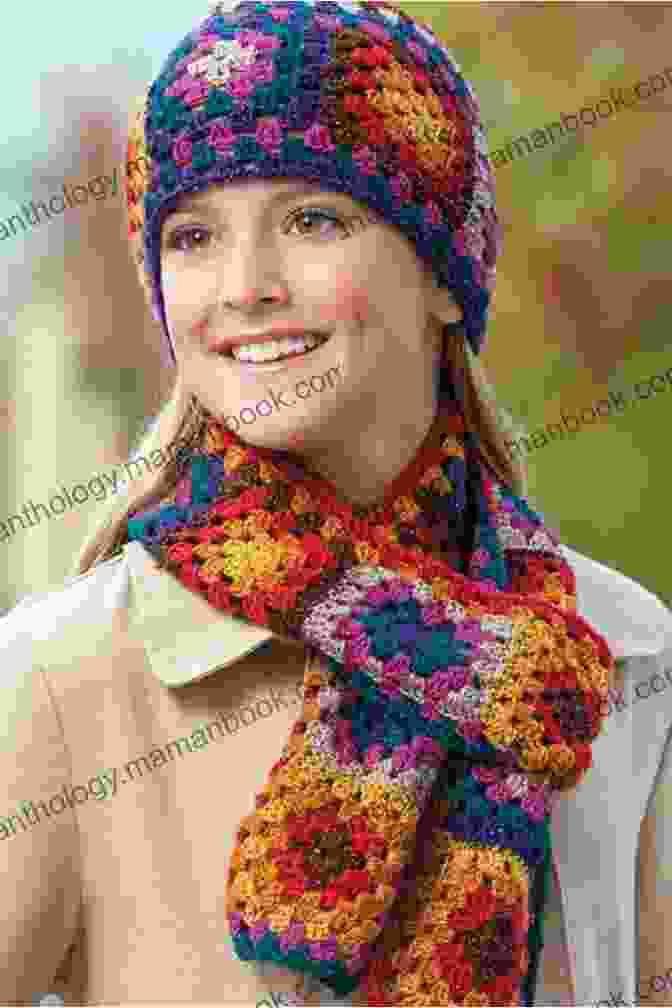 Crochet Blanket, Scarf, And Hat In Vibrant Colors, Showcasing Intricate Patterns And Cozy Textures. CROCHET GIFTS: GIFT IDEAS ON YOUR BUDGET