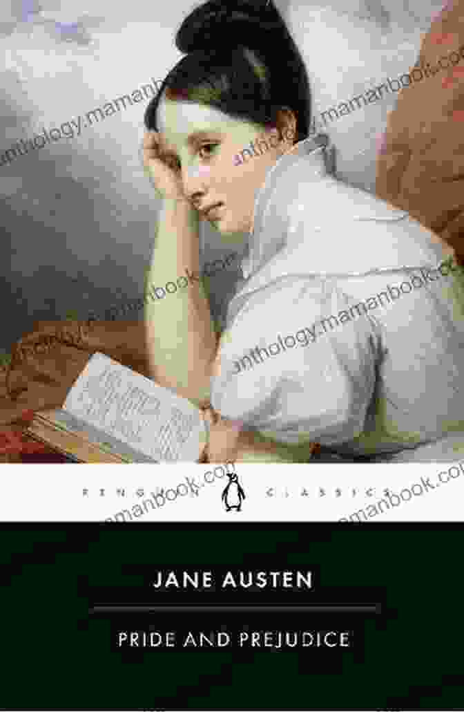 Pride And Prejudice Book Cover Featuring An Oil Painting Of A Smiling Woman Wearing A White Dress, Standing In A Garden The Complete Works Of Jane Austen: (In One Volume): Sense And Sensibility Pride And Prejudice Mansfield Park Emma Northanger Abbey Persuasion