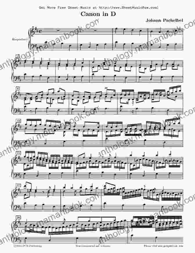 Sheet Music For 'Canon In D' By Johann Pachelbel Ave Maria Schubert * Piano Accompaniment ONLY * Medium * Video Tutorial: Popular Romantic Wedding Classical Song For Singers Flutists Clarinetists Trumpeters Trombonists Violinists