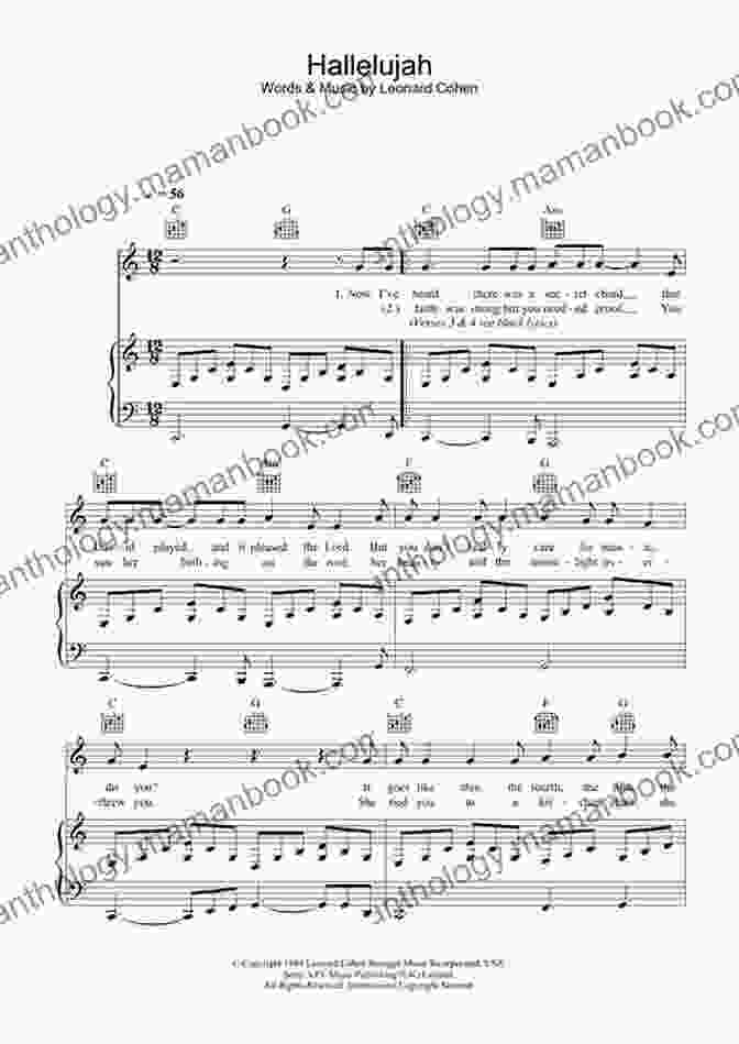 Sheet Music For 'Hallelujah' By Leonard Cohen Ave Maria Schubert * Piano Accompaniment ONLY * Medium * Video Tutorial: Popular Romantic Wedding Classical Song For Singers Flutists Clarinetists Trumpeters Trombonists Violinists