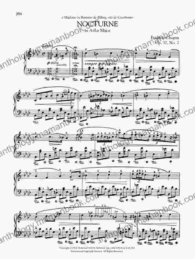 Sheet Music For 'Nocturne In E Flat Major, Op. 9, No. 2' By Frédéric Chopin A Perfect 10 1: 10 Piano Solos In 10 Styles For Elementary To Late Elementary Pianists (Piano)