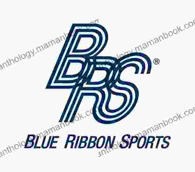 The Iconic Blue Ribbon Sports Logo, The Precursor To The Legendary Nike Swoosh. A Joosr Guide To Shoe Dog By Phil Knight: A Memoir By The Creator Of NIKE