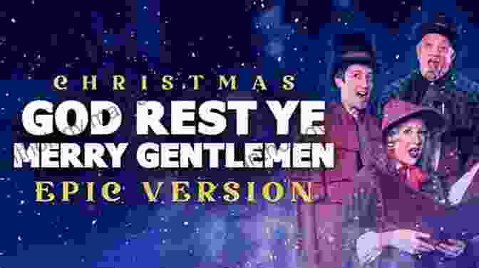 Three Vocalists Singing 'God Rest Ye Merry, Gentlemen' Against A Fireplace Background CLARINET HYMN SELECTIONS: 21 Christmas Hymns For Solo Duet Trio And Quartet
