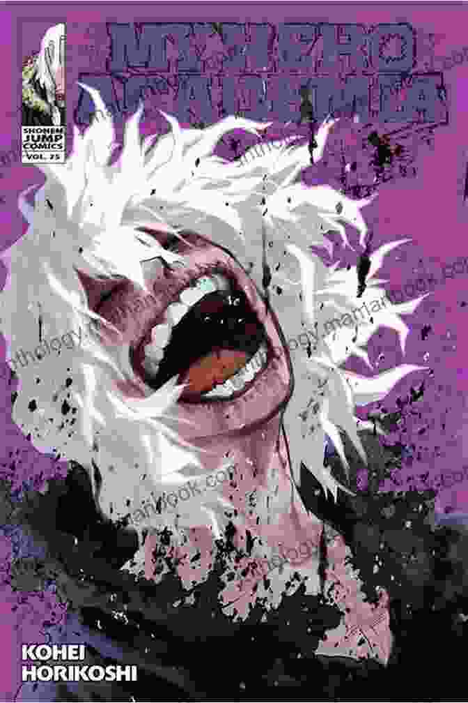 Tomura Shigaraki In My Hero Academia Vol 25, His Face Obscured By His Signature Hand Mask, His Eyes Glowing With Malice And Determination My Hero Academia Vol 25: Tomura Shigaraki: Origin