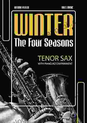Winter From The Four Seasons Vivaldi Tenor SAX With Piano/Organ Accompaniment (F/G Major): Easy Intermediate Saxophone Sheet Music * Audio Online * Wedding Popular Classical Song * BIG Notes