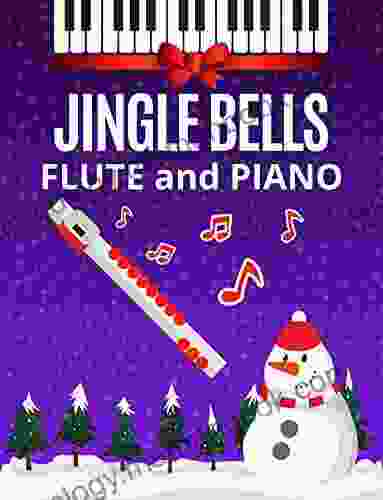 Jingle Bells Flute And Piano Accompaniment Easy Duet: Christmas Carols Sheet Music Song For Beginners + Lyrics + Video BIG Notes